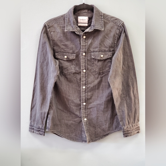 Goodfellow & Co Shirts Mens Denim Long Sleeve Button Down Shirt
